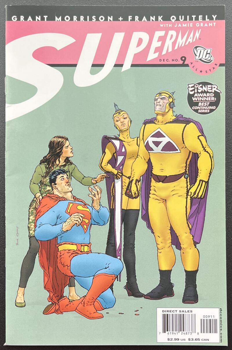 All-Star Superman #9 DC Comic Book Dec. 2007 Direct Edition - CB111 Image 1