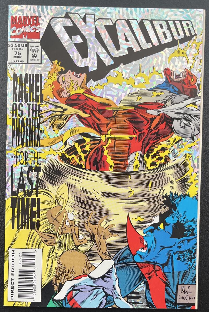 Excalibur Rachel as Phoenix #75 Marvel Comic Book Mar. 1994 Direct Edition - CB139 Image 1