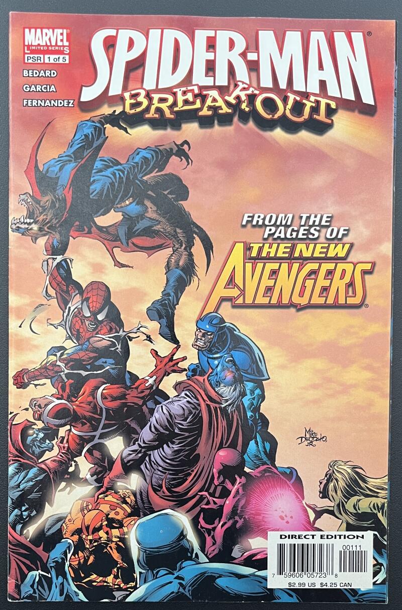 Spider-Man Breakout #1 Marvel Comic Book Jun. 2005 Direct Edition - CB150 Image 1