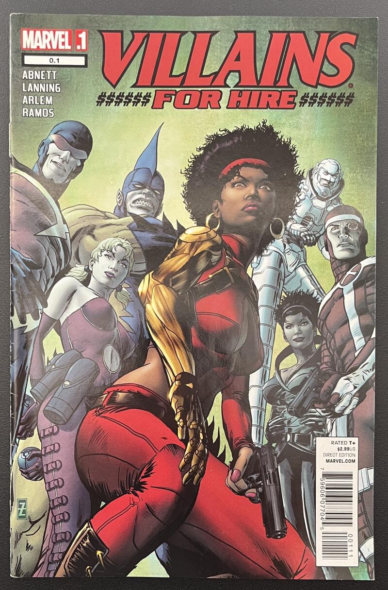 Villains For Hire Ramos+ #.1 Marvel Comic Book 2011-2012 Direct Edition - CB152 Image 1