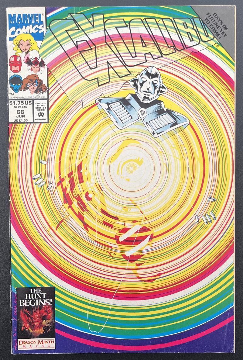 Excalibur #66 Marvel Comic Book Jun. 1993 Direct Edition - CB161 Image 1