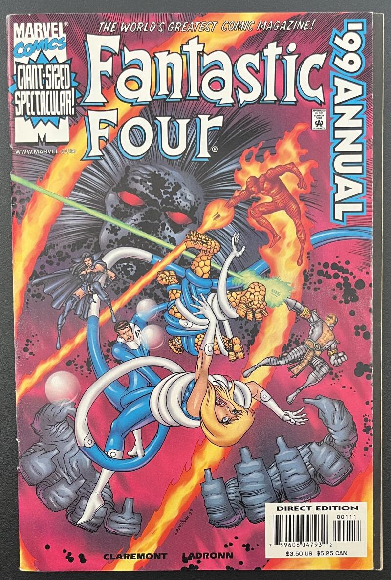 Fantastic Four Giant-Size Spectacular Marvel Comic Book 1999 Direct Edition - CB167 Image 1