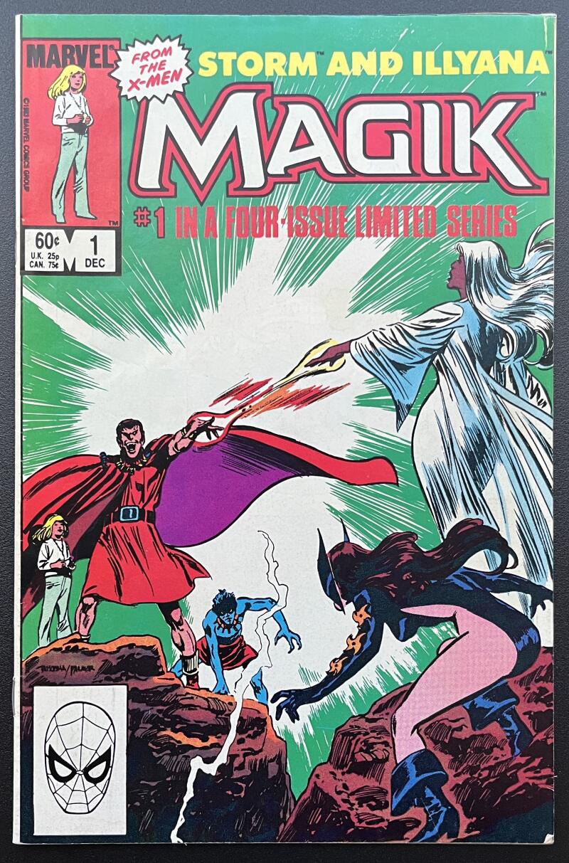 Magik Storm & Illyana #1 Marvel Comic Book Dec. 1983 Direct Edition - CB190 Image 1
