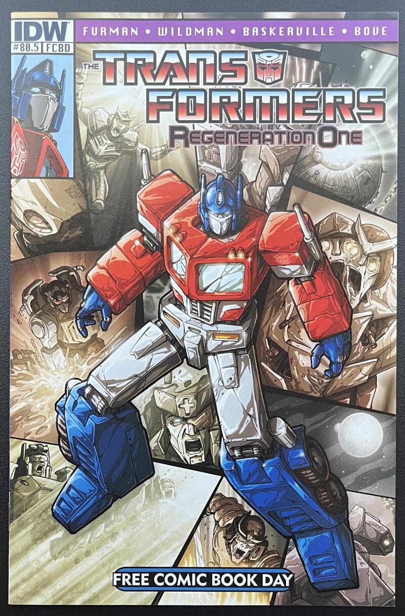 Transformers Regeneration #80.5 Marvel Comic Book 2012 Free Book Day - CB204 Image 1