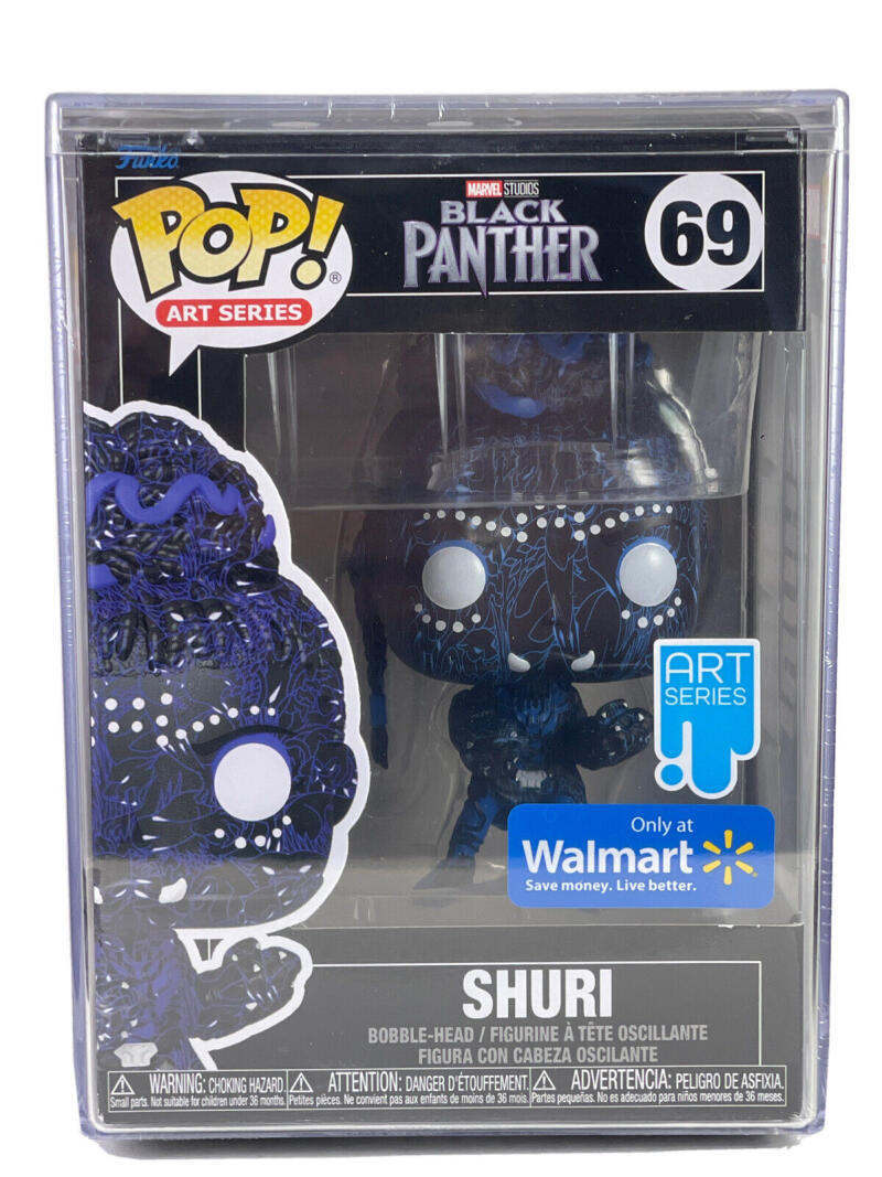 Funko Pop - 69 Art Series - Shuri - Marvel Vinyl Figure with Case *Walmart EXCLUSIVE Image 1