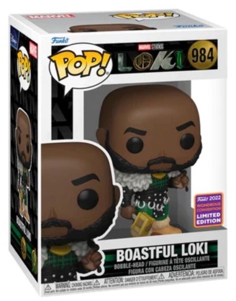 Funko Pop - 984 Marvel - Boastful Loki - Vinyl Figure *Limited Edition Image 1