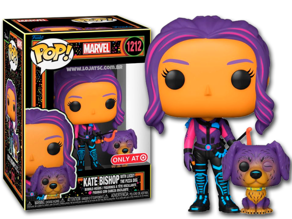 Funko Pop - 1212 Marvel - Kate Bishop with Dog - Vinyl Figure *Target Excl. Image 1