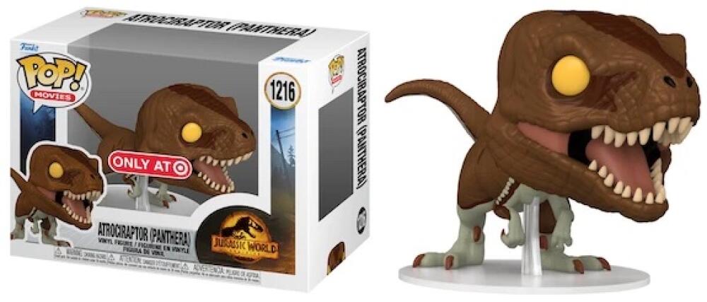 Funko Pop - 1216 Movies - Atrociraptor (Panthera) - Vinyl Figure *Target Exclusive Image 1