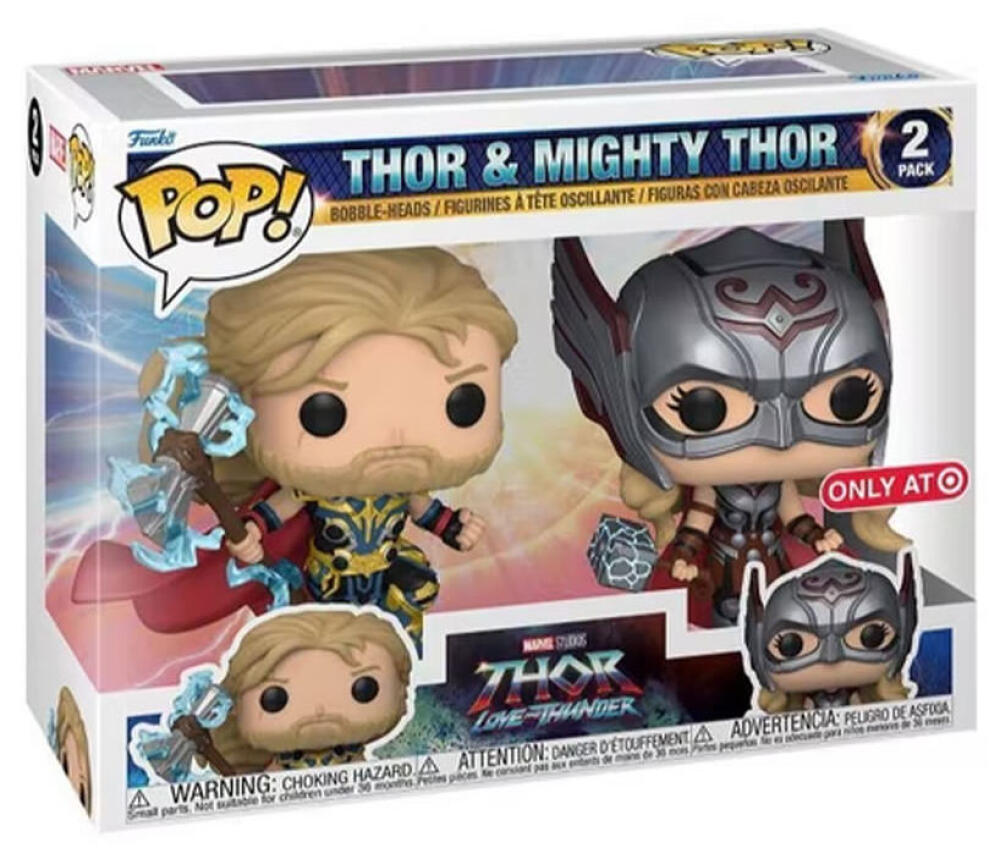 Funko Pop - Marvel 2 Pack - Thor & Mighty Thor - Vinyl Figures *Target Exclusive Image 1