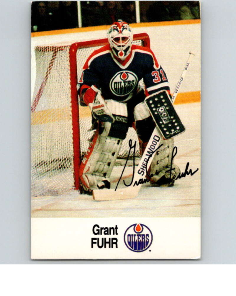 1988-89 Esso All-Stars Hockey Card Grant Fuhr V74767 Image 1