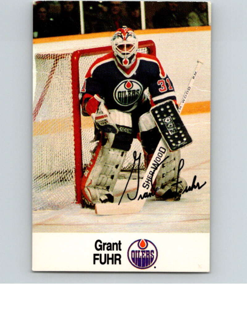 1988-89 Esso All-Stars Hockey Card Grant Fuhr V74769 Image 1