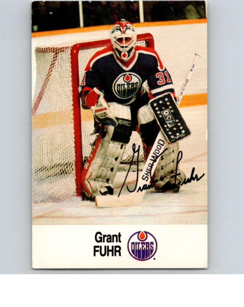 1988-89 Esso All-Stars Hockey Card Grant Fuhr V74770 Image 1