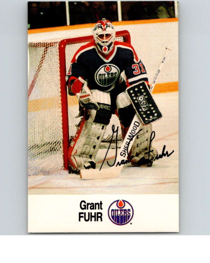 1988-89 Esso All-Stars Hockey Card Grant Fuhr V74771 Image 1
