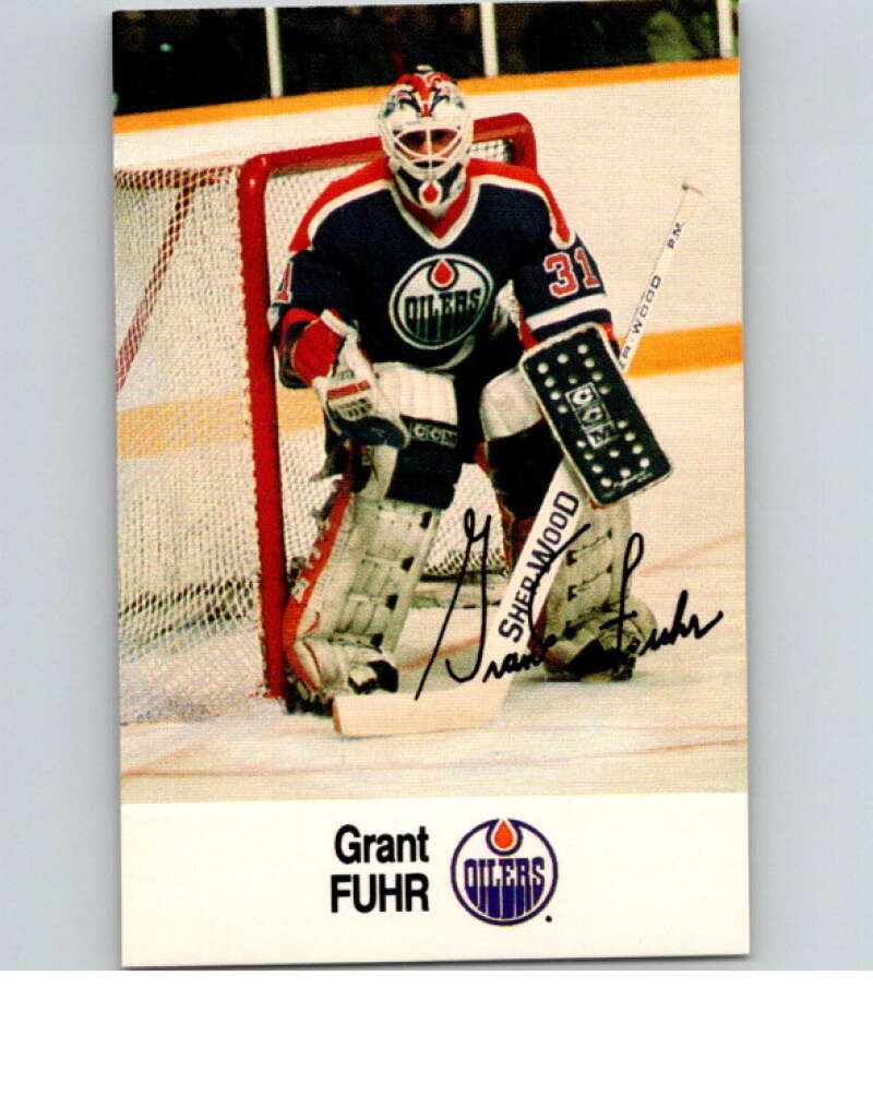 1988-89 Esso All-Stars Hockey Card Grant Fuhr V74772 Image 1