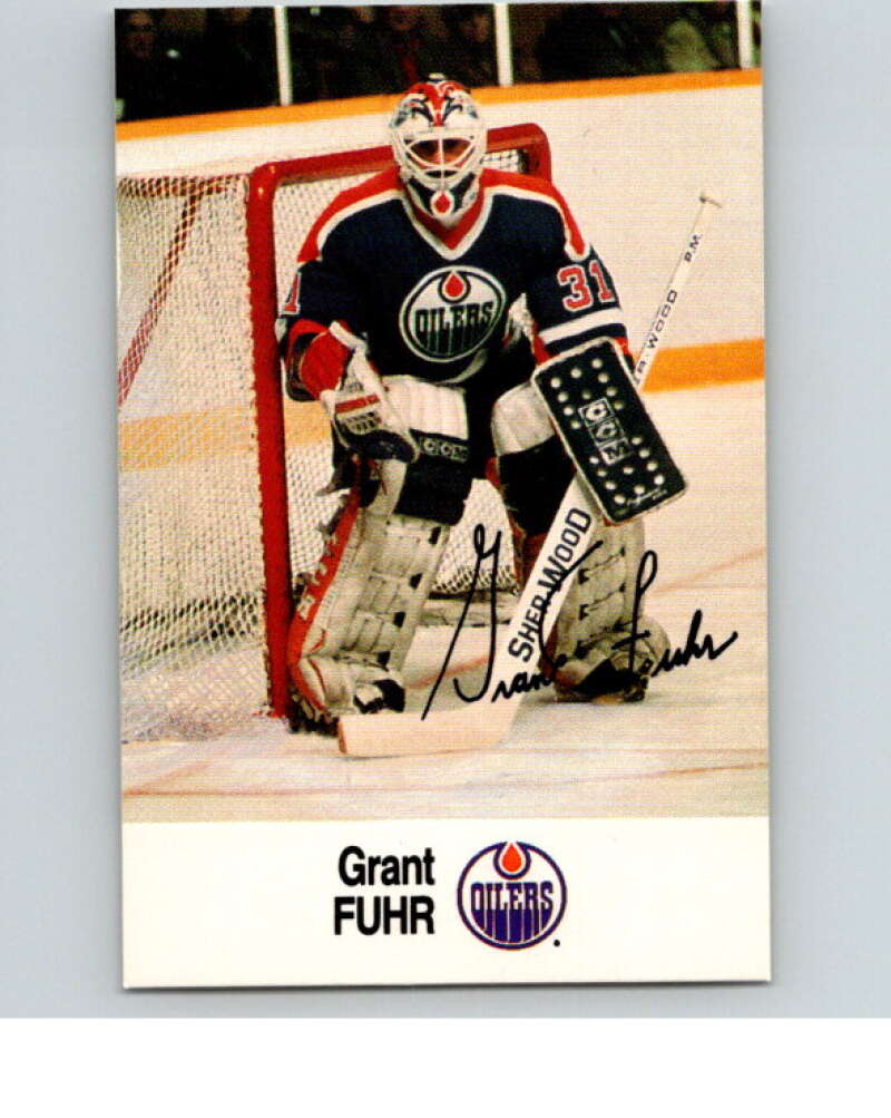 1988-89 Esso All-Stars Hockey Card Grant Fuhr V74776 Image 1