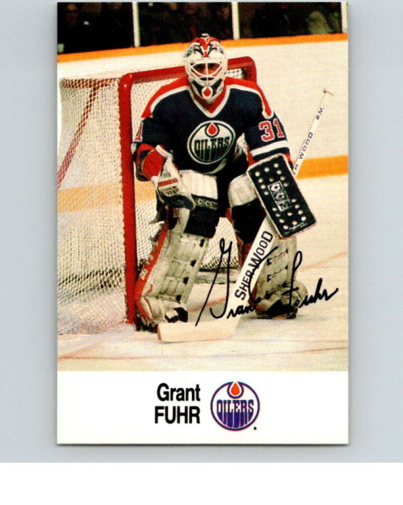 1988-89 Esso All-Stars Hockey Card Grant Fuhr V74779 Image 1