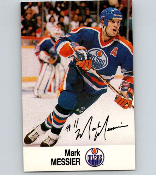 1988-89 Esso All-Stars Hockey Card Mark Messier  V74794 Image 1