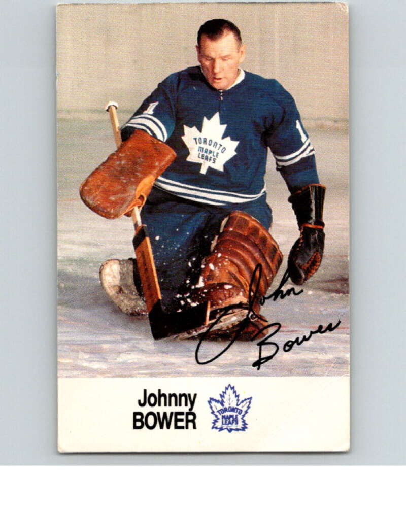 1988-89 Esso All-Stars Hockey Card Johnny Bower V74804 Image 1