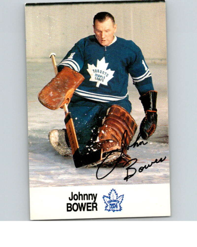 1988-89 Esso All-Stars Hockey Card Johnny Bower V74805 Image 1