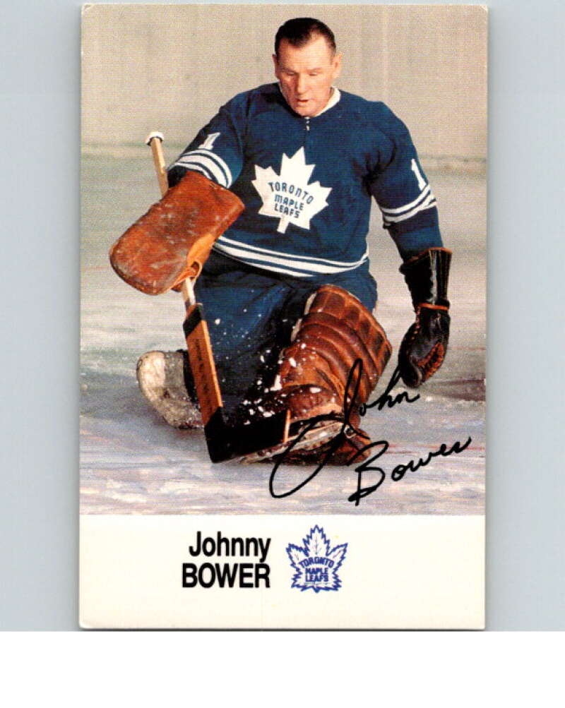 1988-89 Esso All-Stars Hockey Card Johnny Bower V74806 Image 1