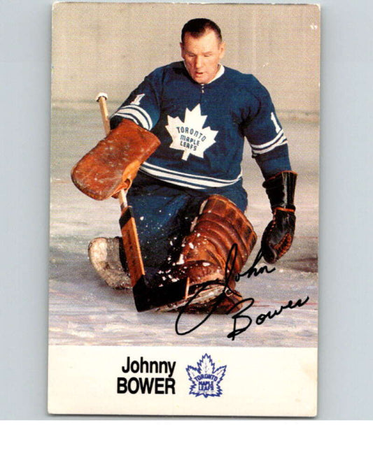 1988-89 Esso All-Stars Hockey Card Johnny Bower  V74808 Image 1