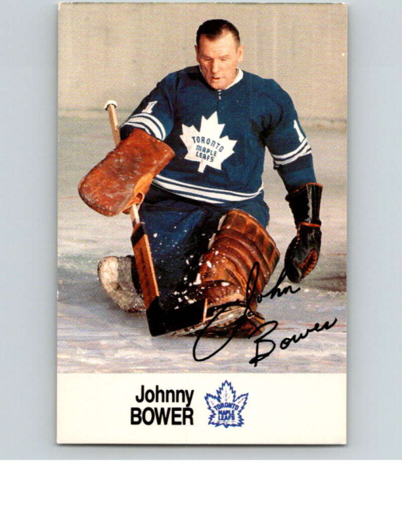 1988-89 Esso All-Stars Hockey Card Johnny Bower V74809 Image 1