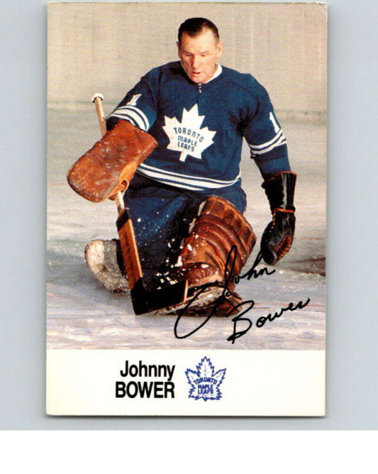 1988-89 Esso All-Stars Hockey Card Johnny Bower  V74810 Image 1