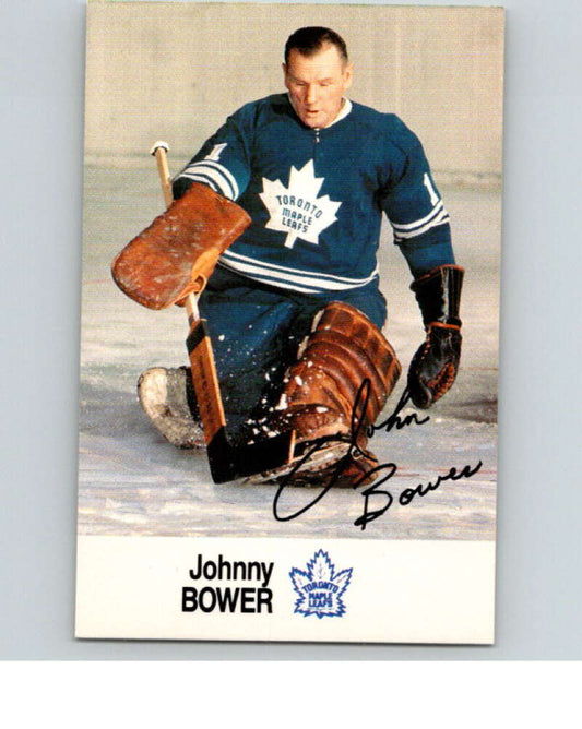 1988-89 Esso All-Stars Hockey Card Johnny Bower  V74811 Image 1