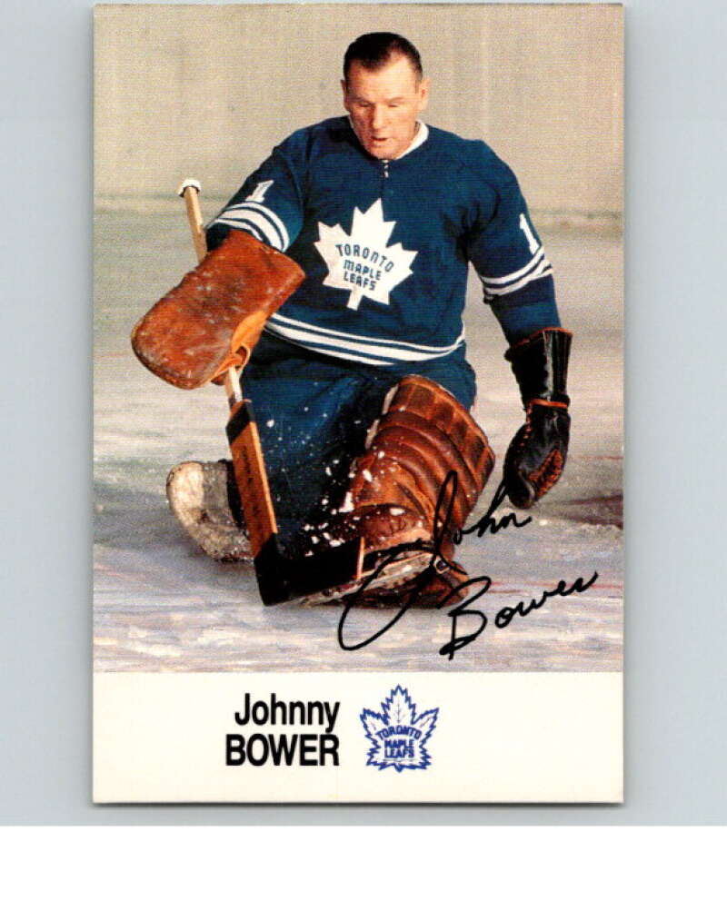 1988-89 Esso All-Stars Hockey Card Johnny Bower V74812 Image 1