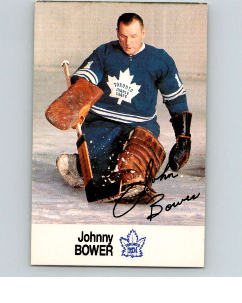 1988-89 Esso All-Stars Hockey Card Johnny Bower V74813 Image 1