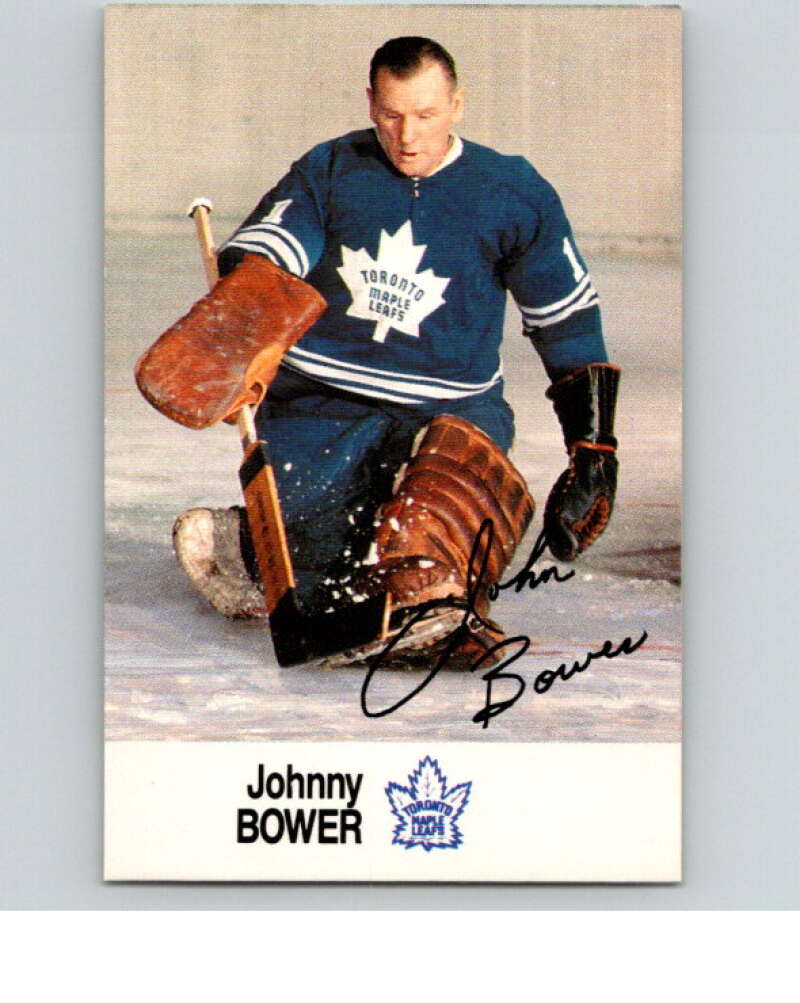 1988-89 Esso All-Stars Hockey Card Johnny Bower V74814 Image 1