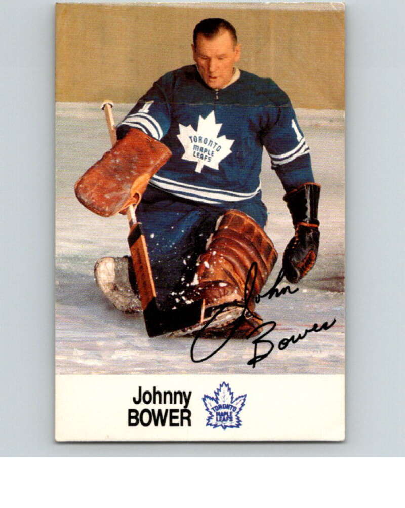 1988-89 Esso All-Stars Hockey Card Johnny Bower V74815 Image 1