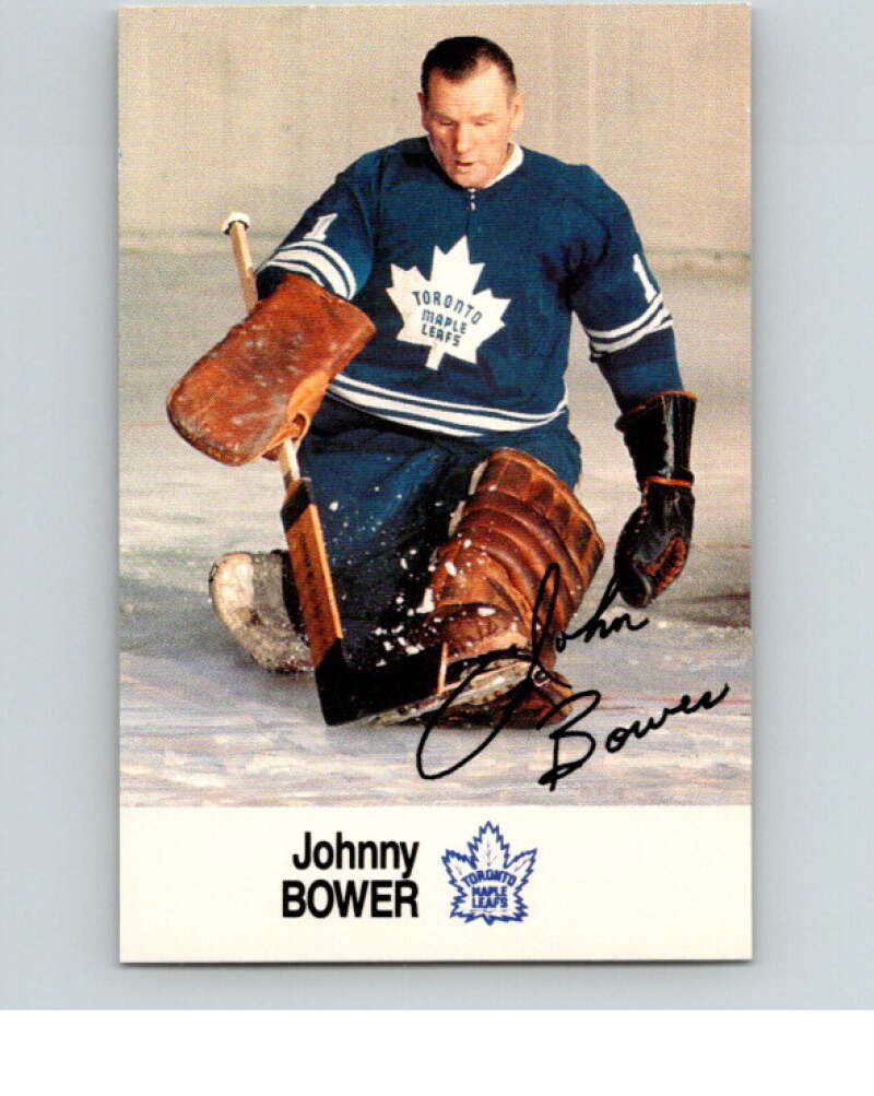 1988-89 Esso All-Stars Hockey Card Johnny Bower V74818 Image 1
