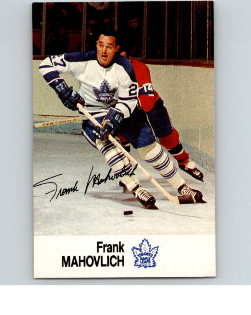 1988-89 Esso All-Stars Hockey Card Frank Mahovlich V74837 Image 1
