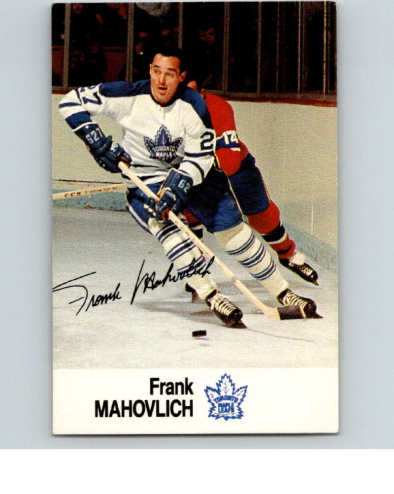 1988-89 Esso All-Stars Hockey Card Frank Mahovlich V74838 Image 1