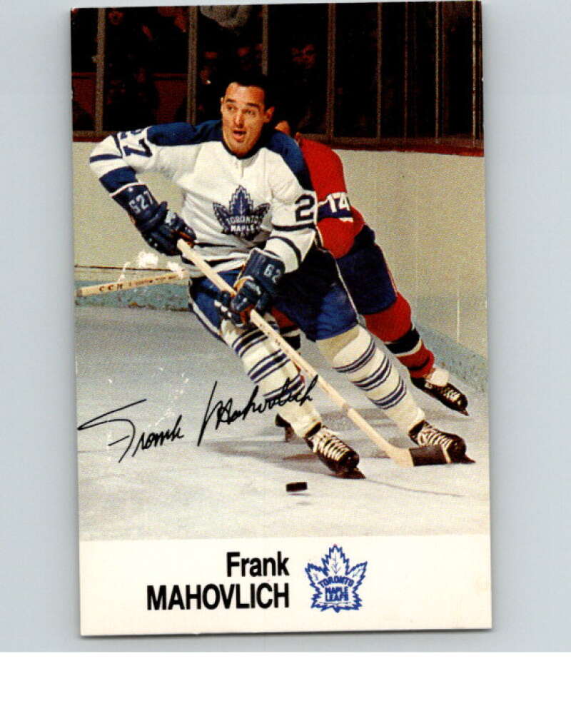 1988-89 Esso All-Stars Hockey Card Frank Mahovlich V74839 Image 1