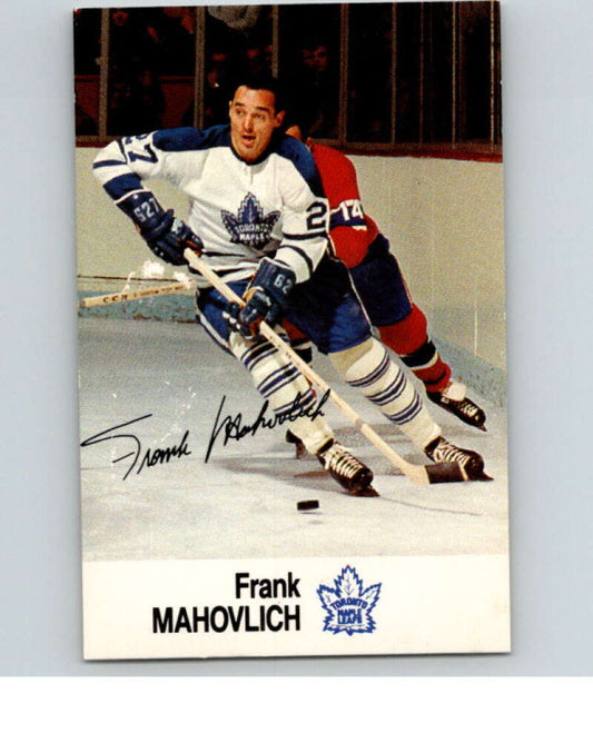1988-89 Esso All-Stars Hockey Card Frank Mahovlich  V74839 Image 1