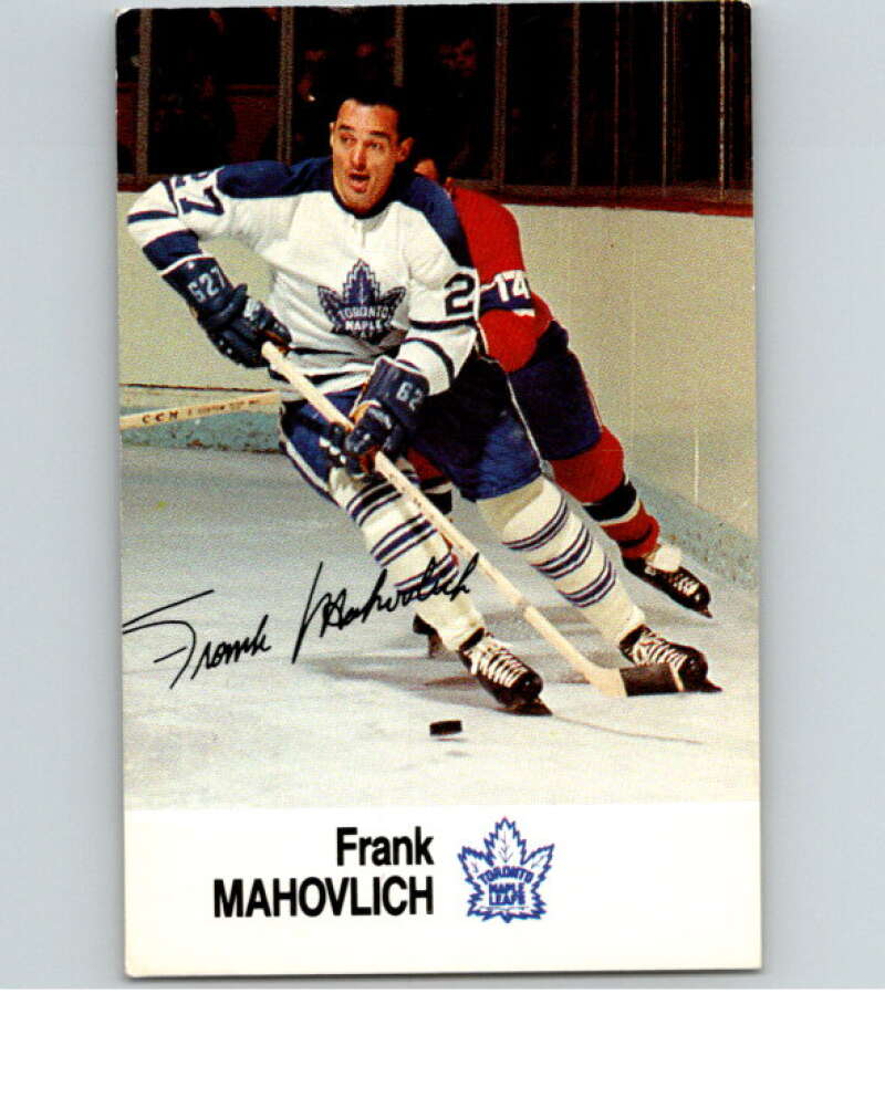 1988-89 Esso All-Stars Hockey Card Frank Mahovlich V74840 Image 1