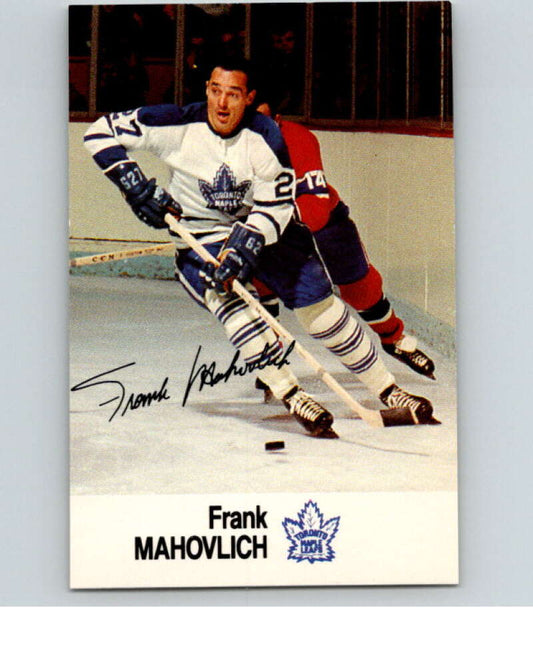 1988-89 Esso All-Stars Hockey Card Frank Mahovlich  V74841 Image 1