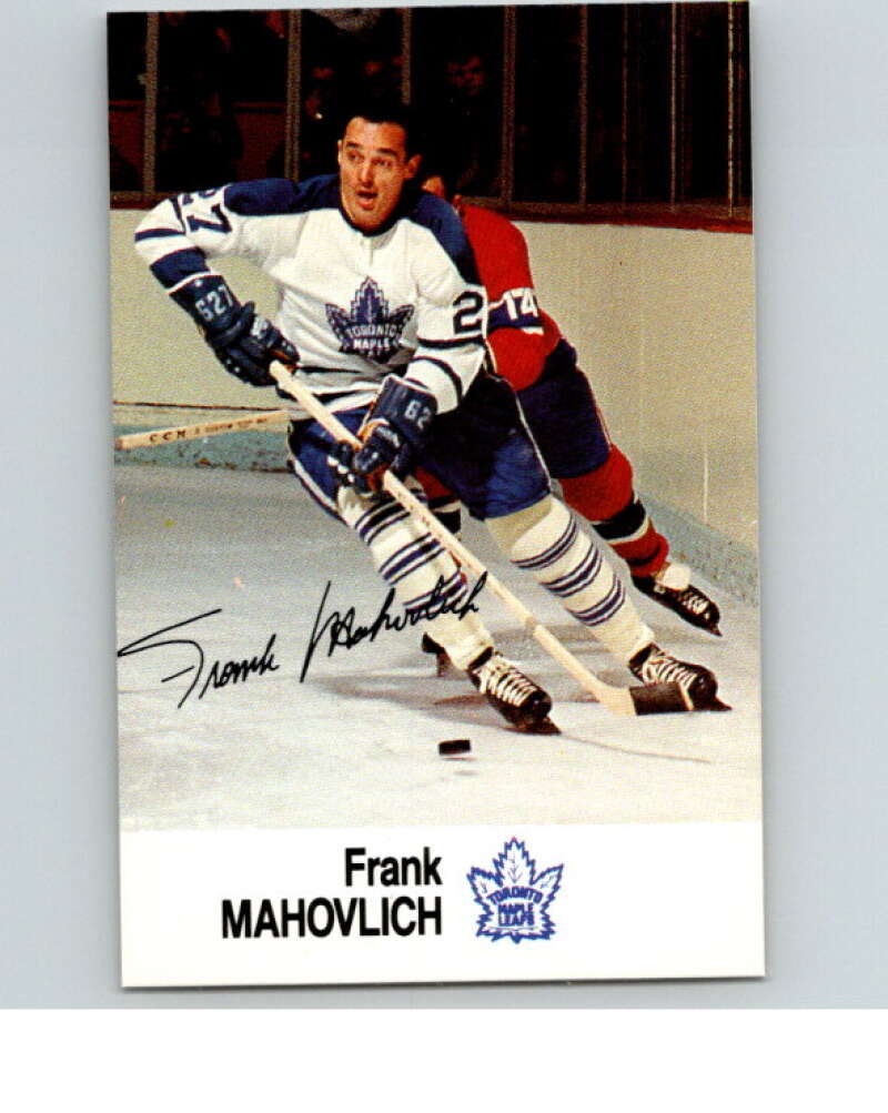 1988-89 Esso All-Stars Hockey Card Frank Mahovlich V74843 Image 1