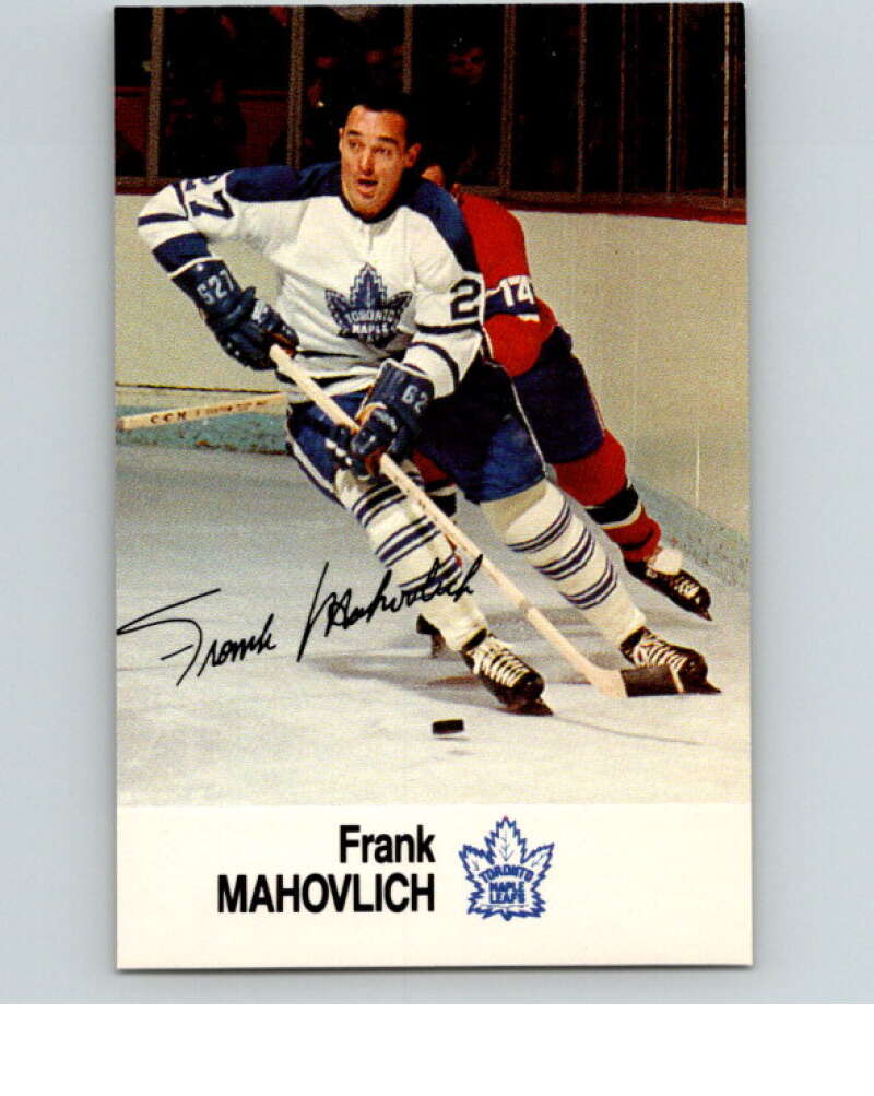 1988-89 Esso All-Stars Hockey Card Frank Mahovlich V74844 Image 1