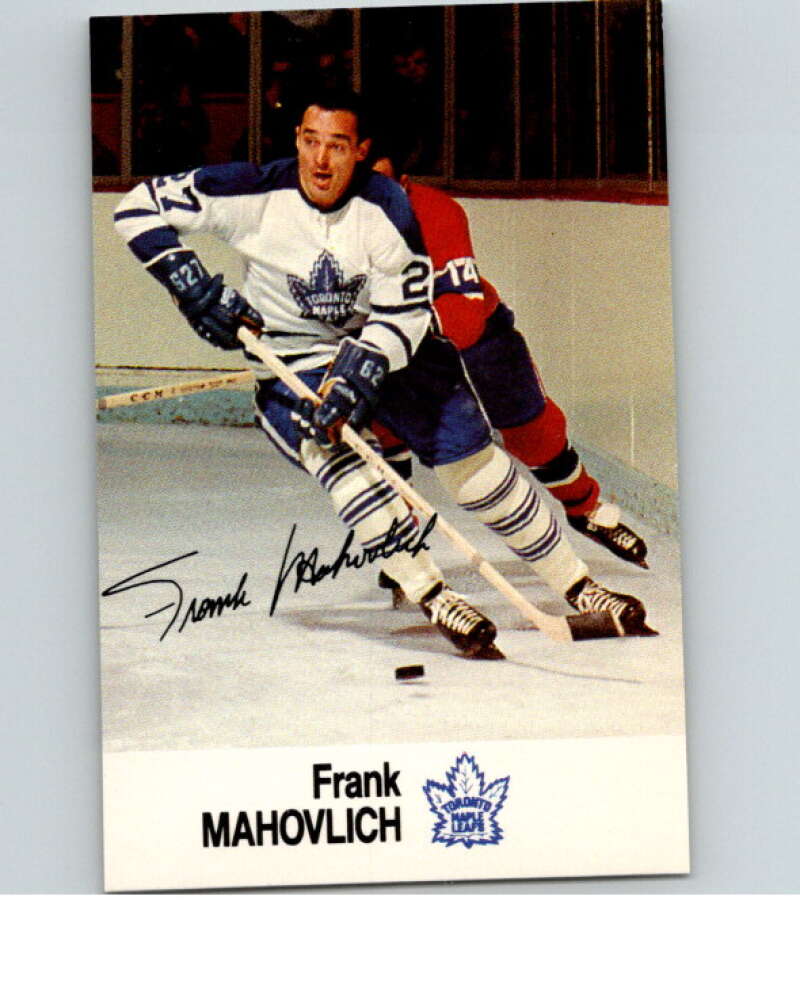 1988-89 Esso All-Stars Hockey Card Frank Mahovlich V74845 Image 1