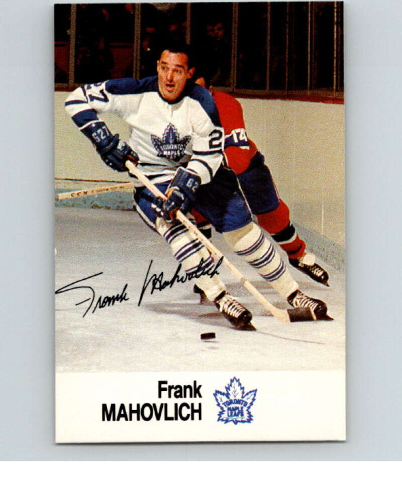 1988-89 Esso All-Stars Hockey Card Frank Mahovlich V74846 Image 1