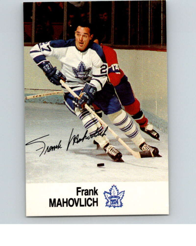 1988-89 Esso All-Stars Hockey Card Frank Mahovlich V74847 Image 1