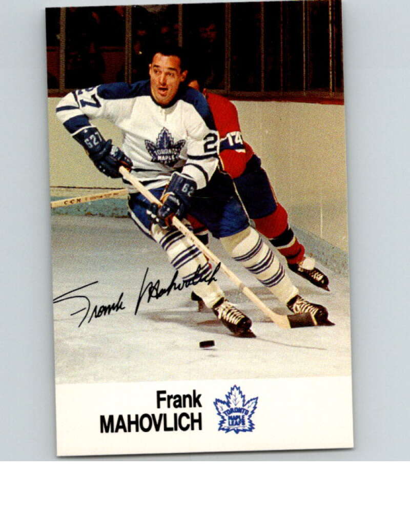 1988-89 Esso All-Stars Hockey Card Frank Mahovlich V74848 Image 1