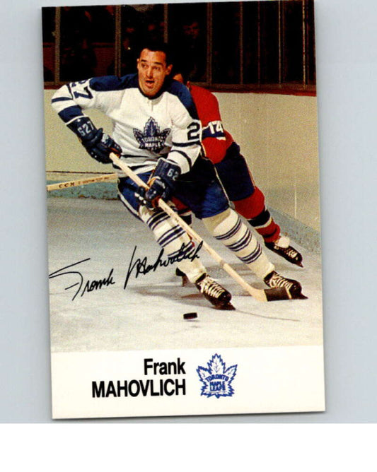 1988-89 Esso All-Stars Hockey Card Frank Mahovlich  V74848 Image 1