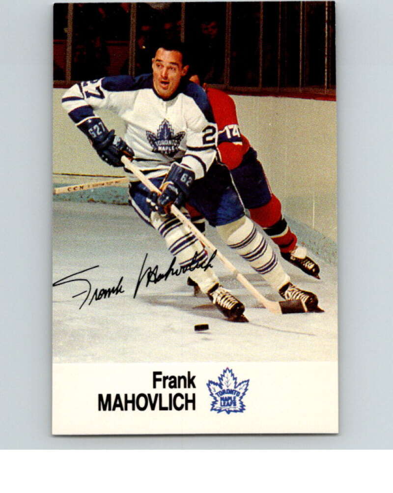 1988-89 Esso All-Stars Hockey Card Frank Mahovlich V74849 Image 1