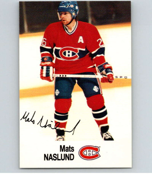 1988-89 Esso All-Stars Hockey Card Mats Naslund  V74955 Image 1