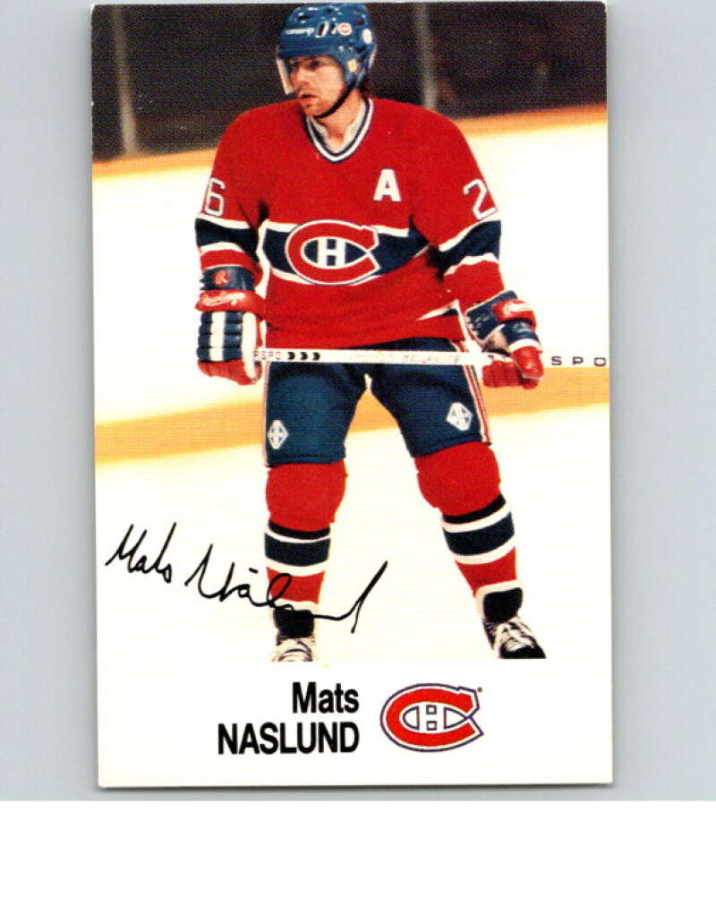 1988-89 Esso All-Stars Hockey Card Mats Naslund V74956 Image 1