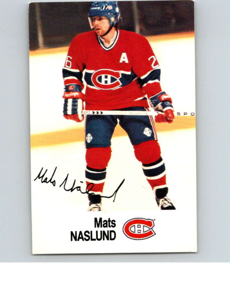 1988-89 Esso All-Stars Hockey Card Mats Naslund V74957 Image 1